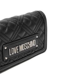 Love Moschino - LOVE MOSCHINO Torebka JC5681PP0NLA000B Czarny. Kolor: czarny. Materiał: skórzane #9