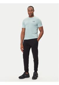 EA7 Emporio Armani T-Shirt 8NPT25 PJVPZ U9066 Niebieski Regular Fit. Kolor: niebieski. Materiał: bawełna #4