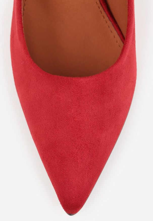 Renee - Czerwone Szpilki Vices z Wkładką ze Skóry Naturalnej Gioriane. Okazja: do pracy, na randkę, na spotkanie biznesowe. Kolor: czerwony. Materiał: skóra. Obcas: na szpilce. Styl: elegancki, biznesowy, klasyczny