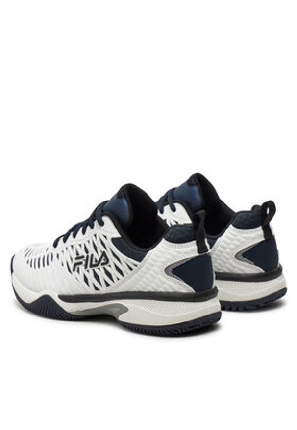 Fila Buty do tenisa Vicente Women FTW22103A Biały. Kolor: biały. Materiał: materiał. Sport: tenis