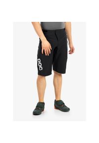 Spodenki rowerowe męskie POC Essential Enduro Shorts. Kolor: czarny