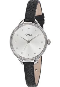 Zegarek Opex Zegarek damski Opex X4051LA1 CYRKONIE czarny. Kolor: czarny #1
