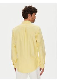 Polo Ralph Lauren Koszula 710795462004 Żółty Custom Fit. Typ kołnierza: polo. Kolor: żółty. Materiał: bawełna #5