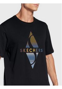 skechers - Skechers T-Shirt Recharge MTS344 Czarny Regular Fit. Kolor: czarny. Materiał: bawełna #2
