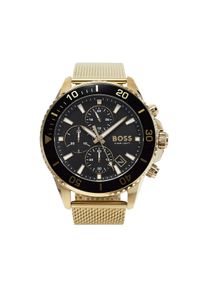 BOSS - Boss Zegarek Admiral 1513906 Złoty. Kolor: złoty