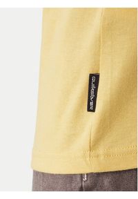 Quiksilver T-Shirt EQYZT07711 Beżowy Regular Fit. Kolor: beżowy. Materiał: bawełna #7