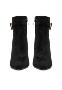 DeeZee Botki HX18052A-61 Czarny. Kolor: czarny. Materiał: materiał #5