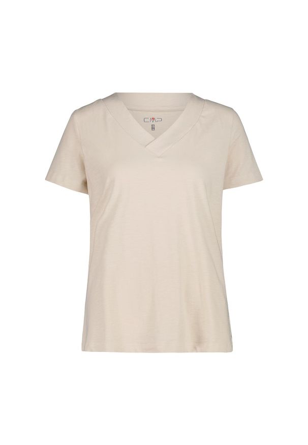 Koszulka damska turystyczna CMP 35F7406. Kolor: beżowy