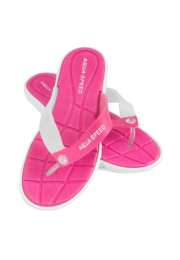 Japonki basenowe damskie Aqua Speed Bali. Kolor: różowy. Styl: sportowy