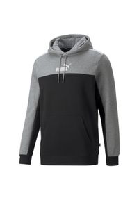 Bluza sportowa męska Puma 84903601. Typ kołnierza: kaptur. Kolor: wielokolorowy, szary, czarny