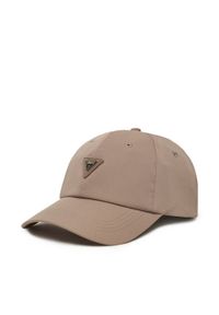 Guess Czapka z daszkiem V4YZ01 WG982 Beżowy. Kolor: beżowy. Materiał: nylon, materiał