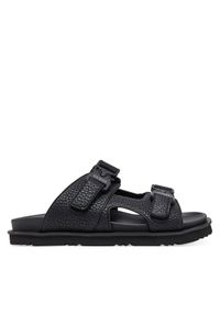 Guess Klapki FMJBAH ELE03 Czarny. Kolor: czarny. Materiał: skóra