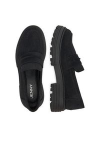 Jenny - JENNY Loafersy MOLLIE WS6211-07 Czarny. Kolor: czarny. Materiał: materiał, syntetyk #4