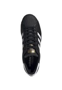 Adidas - Buty adidas Superstar M EG4959 czarne. Okazja: na co dzień. Zapięcie: pasek. Kolor: czarny. Materiał: skóra. Szerokość cholewki: normalna. Wzór: paski. Model: Adidas Superstar #2