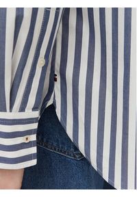 TOMMY HILFIGER - Tommy Hilfiger Koszula WW0WW45612 Niebieski jasny. Kolor: niebieski. Materiał: bawełna #5