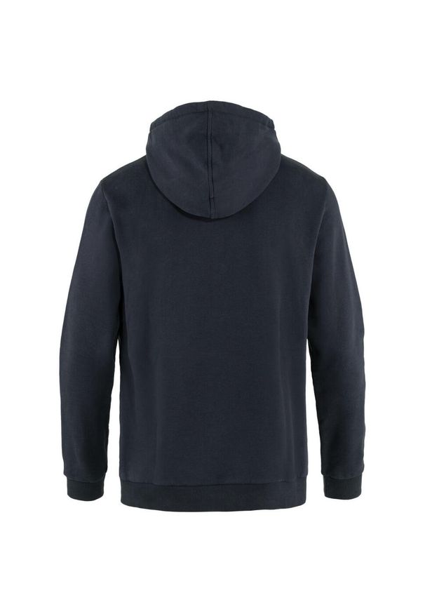 Fjällräven - Bluza z kapturem męska Fjallraven Fjallraven Logo Hoodie. Typ kołnierza: kaptur. Kolor: niebieski. Materiał: dresówka