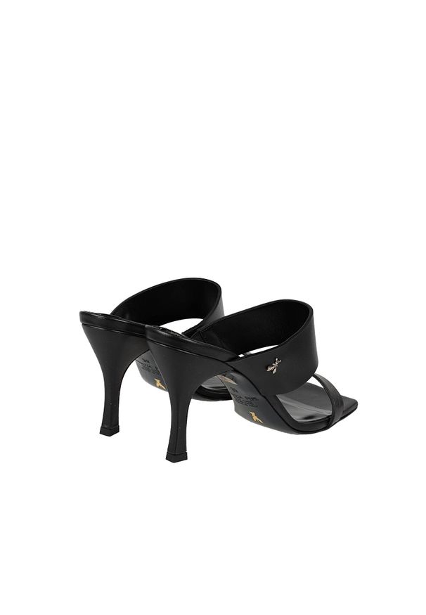 Patrizia Pepe Sandały | 8X0048-L011 | Kobieta | Czarny. Okazja: na co dzień. Kolor: czarny. Materiał: skóra. Sezon: lato. Obcas: na szpilce. Styl: casual, elegancki