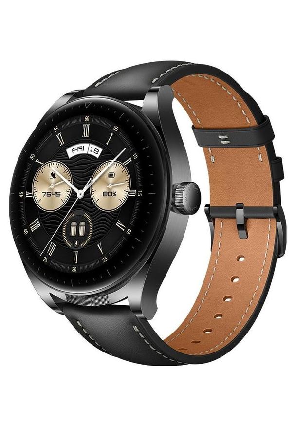 HUAWEI - Smartwatch Huawei Watch Buds. Rodzaj zegarka: smartwatch. Materiał: skóra, materiał. Styl: elegancki
