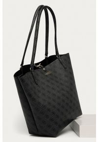 Guess - Torebka dwustronna. Kolor: czarny. Rodzaj torebki: na ramię #3