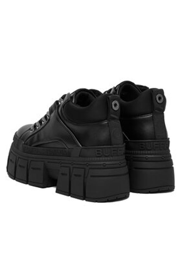 Buffalo Półbuty Gospher Hike LO 1622592 Czarny. Kolor: czarny. Materiał: skóra