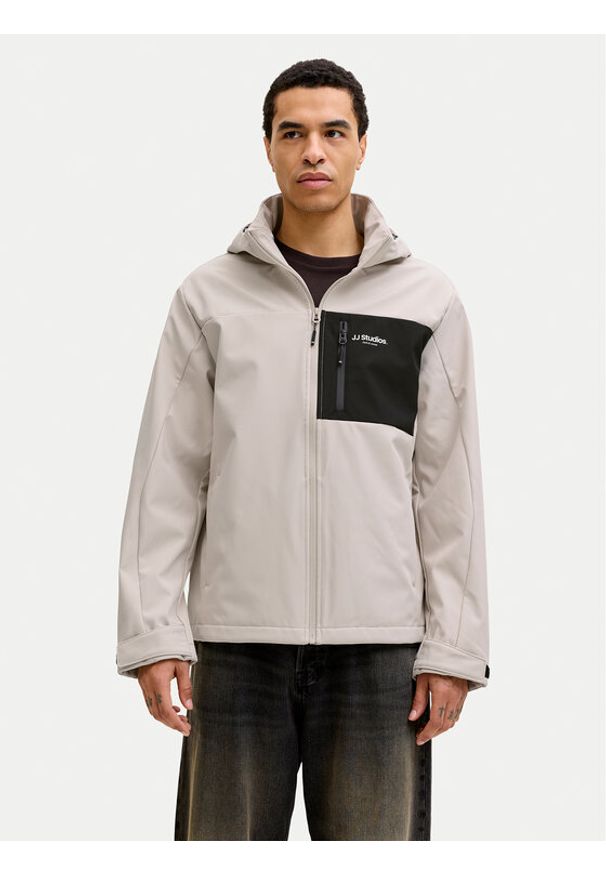 Jack & Jones Kurtka przejściowa North 12289123 Beżowy Regular Fit. Kolor: beżowy. Materiał: syntetyk