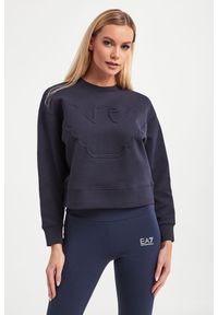 Emporio Armani - Bluza damska EMPORIO ARMANI. Materiał: bawełna. Długość rękawa: długi rękaw. Długość: długie #3