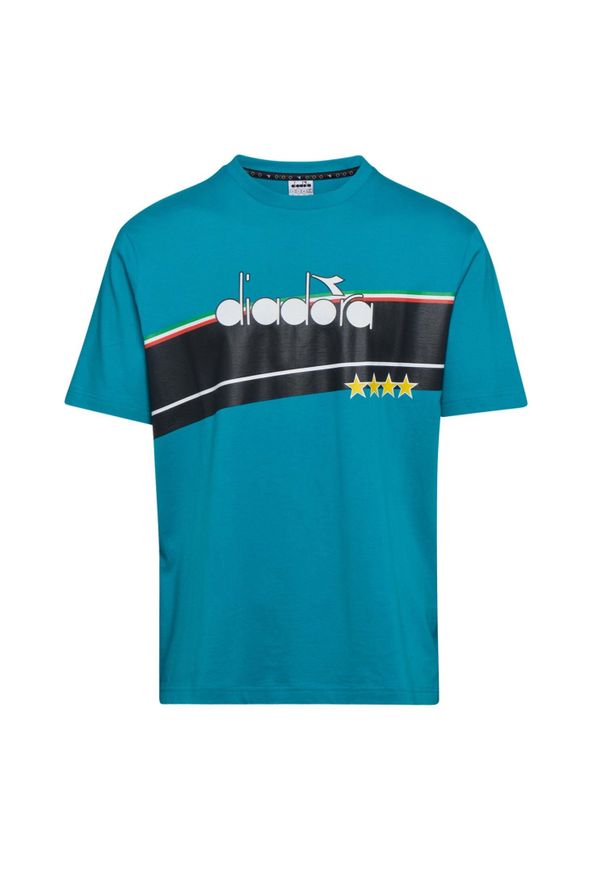 Diadora - Koszulka męska DIADORA T-SHIRT SS ICON STELLA. Kolor: niebieski