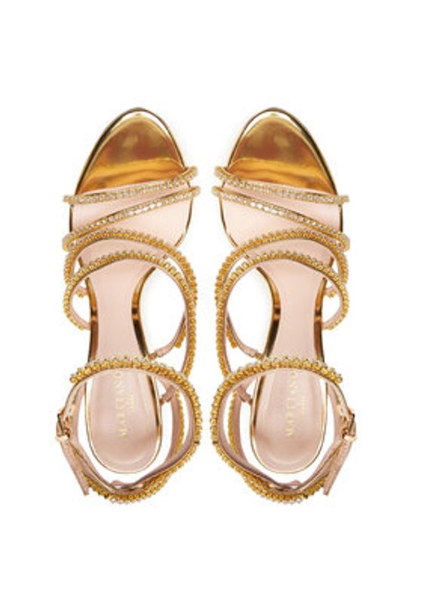 Marciano Guess Sandały 5YGZ30 7368A Złoty. Kolor: złoty. Materiał: skóra
