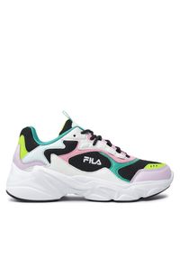 Sneakersy Fila. Kolor: czarny. Wzór: kolorowy