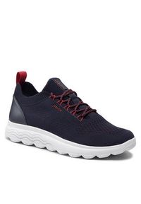 Geox Sneakersy U Spherica A U15BYA 0006K C4064 Granatowy. Kolor: niebieski. Materiał: materiał