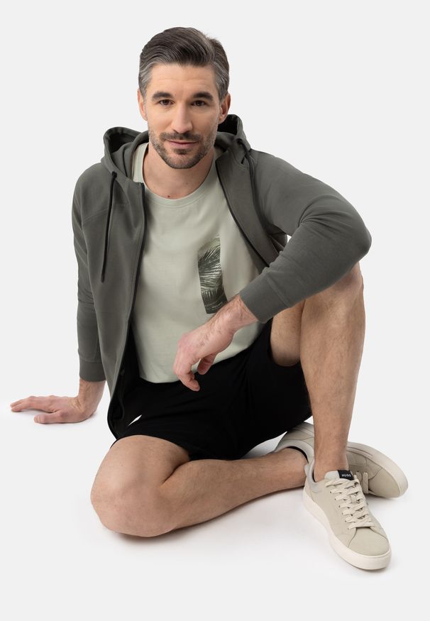 Volcano - Bawełniany t-shirt T-SIDE. Materiał: bawełna. Długość rękawa: krótki rękaw. Długość: krótkie. Wzór: nadruk, jednolity. Styl: klasyczny