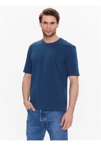 Sisley T-Shirt 3096S101J Niebieski Regular Fit. Kolor: niebieski. Materiał: bawełna #1