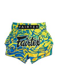 FAIRTEX - Spodenki Muay Thai Fairtex Magma BS1927 Żółte/Niebieskie L. Kolor: żółty