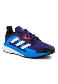 Adidas - Buty do biegania adidas Solar Glide 4 St M MGX3056 granatowe niebieskie. Kolor: niebieski. Materiał: syntetyk, guma. Szerokość cholewki: normalna. Sport: bieganie #1