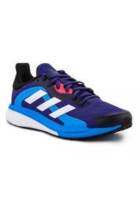 Adidas - Buty do biegania adidas Solar Glide 4 St M MGX3056 granatowe niebieskie. Kolor: niebieski. Materiał: guma, syntetyk. Szerokość cholewki: normalna. Sport: bieganie