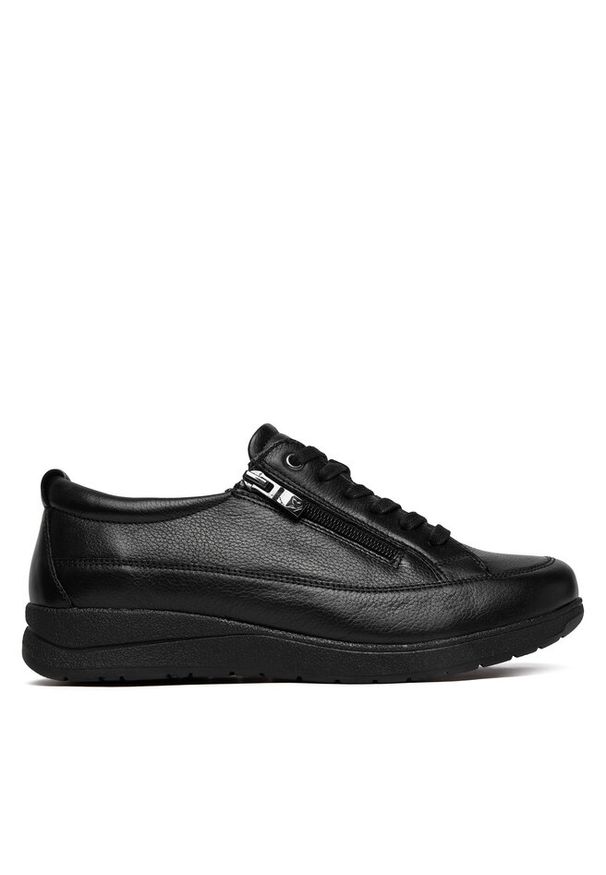 Sneakersy Caprice. Kolor: czarny