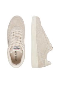 Guess Jeans Sneakersy EO-XL250041 Beżowy jasny. Kolor: beżowy. Materiał: skóra, zamsz #6