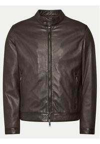 Serge Pariente Kurtka skórzana Joseph Brązowy Regular Fit. Kolor: brązowy. Materiał: skóra #8