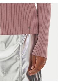 Guess Sweter Destiny W4YR17 Z37K0 Różowy Pullover Fit. Kolor: różowy. Materiał: syntetyk #5