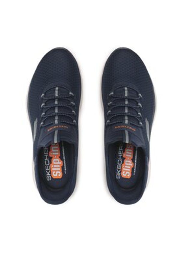 skechers - Skechers Sneakersy High Range 232457/NVY Granatowy. Kolor: niebieski. Materiał: materiał