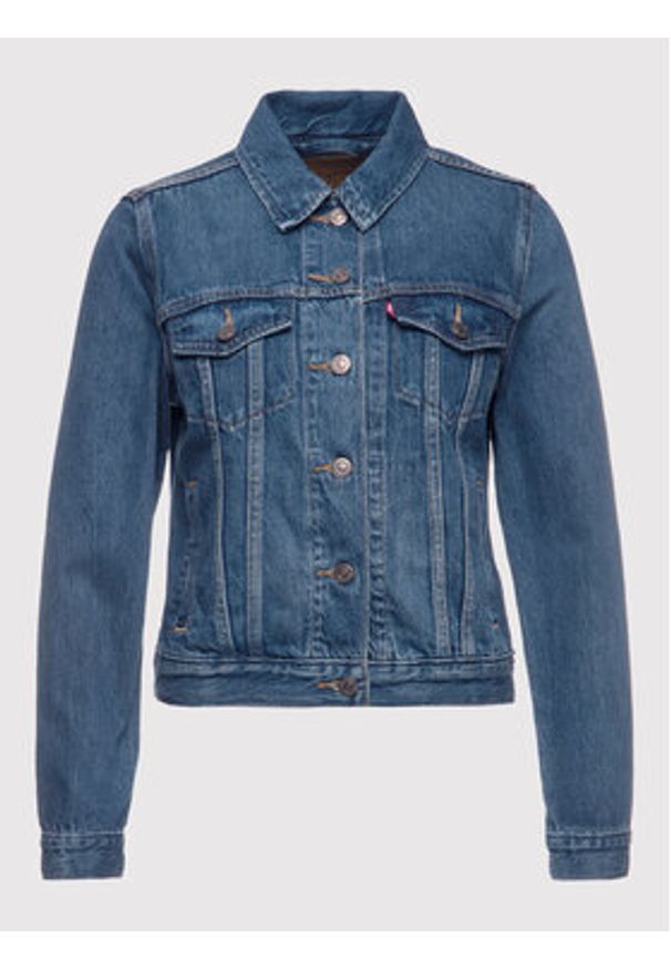Levi's® Kurtka jeansowa Original Trucker 29945-0063 Granatowy Regular Fit. Kolor: niebieski. Materiał: bawełna, jeans