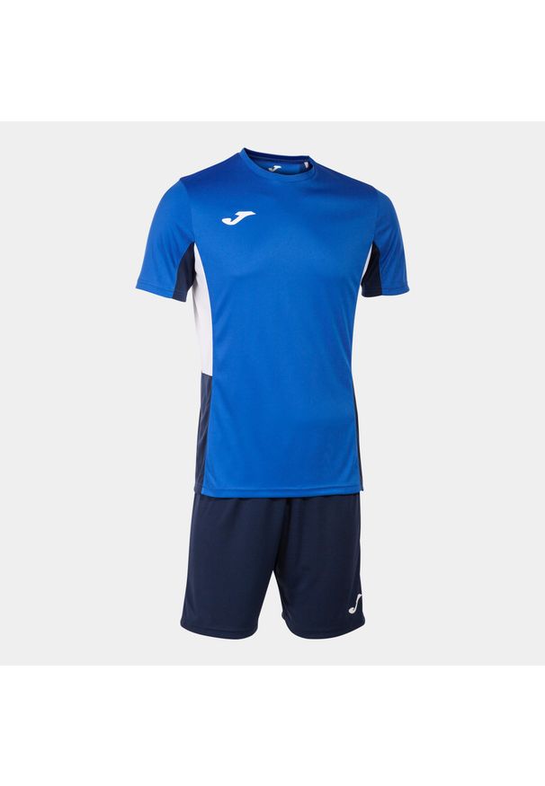 Zestaw Sportowy Joma Danubio II - Komfort i Wydajność. Kolor: niebieski. Materiał: dresówka. Sport: fitness, piłka nożna
