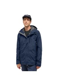 Kurtka wodoodporna Haglöfs Astral GTX II. Kolor: niebieski. Sport: turystyka piesza #1