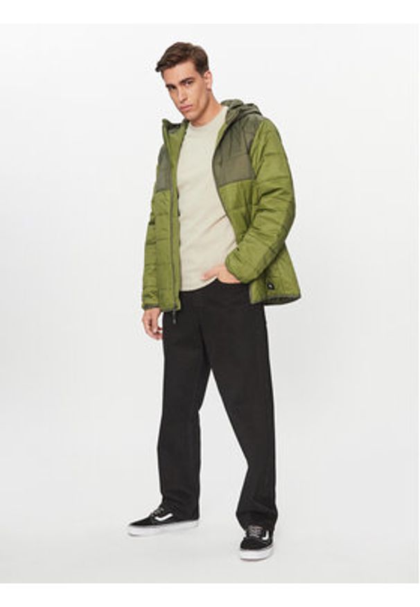 Vans Kurtka puchowa Prospect Mte-1 Puffer Jacket VN0A7S8H Khaki Regular Fit. Kolor: brązowy. Materiał: syntetyk