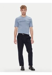 Marc O'Polo T-Shirt 526 2012 51154 Niebieski Regular Fit. Typ kołnierza: polo. Kolor: niebieski. Materiał: bawełna #5