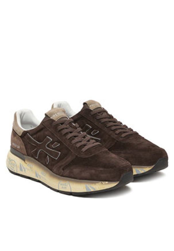 Premiata Sneakersy Mick Var 7898 Brązowy. Kolor: brązowy. Materiał: skóra