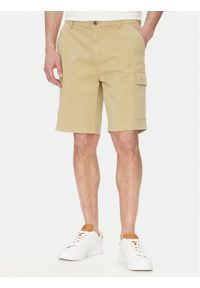La Martina Szorty materiałowe MAB002 TW536 Beżowy Regular Fit. Kolor: beżowy. Materiał: bawełna
