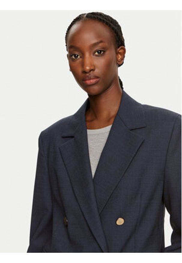 MAX&Co. Marynarka Samara 2426046022200 Granatowy Regular Fit. Kolor: niebieski. Materiał: syntetyk