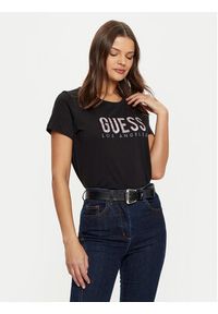 Guess T-Shirt W5RI19 I3Z14 Czarny Regular Fit. Kolor: czarny. Materiał: bawełna #10