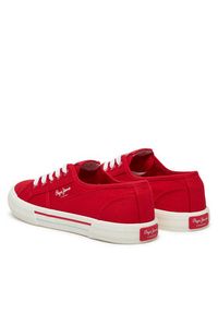 Pepe Jeans Tenisówki Brady Basic W PLS31287 Czerwony. Kolor: czerwony. Materiał: materiał #6